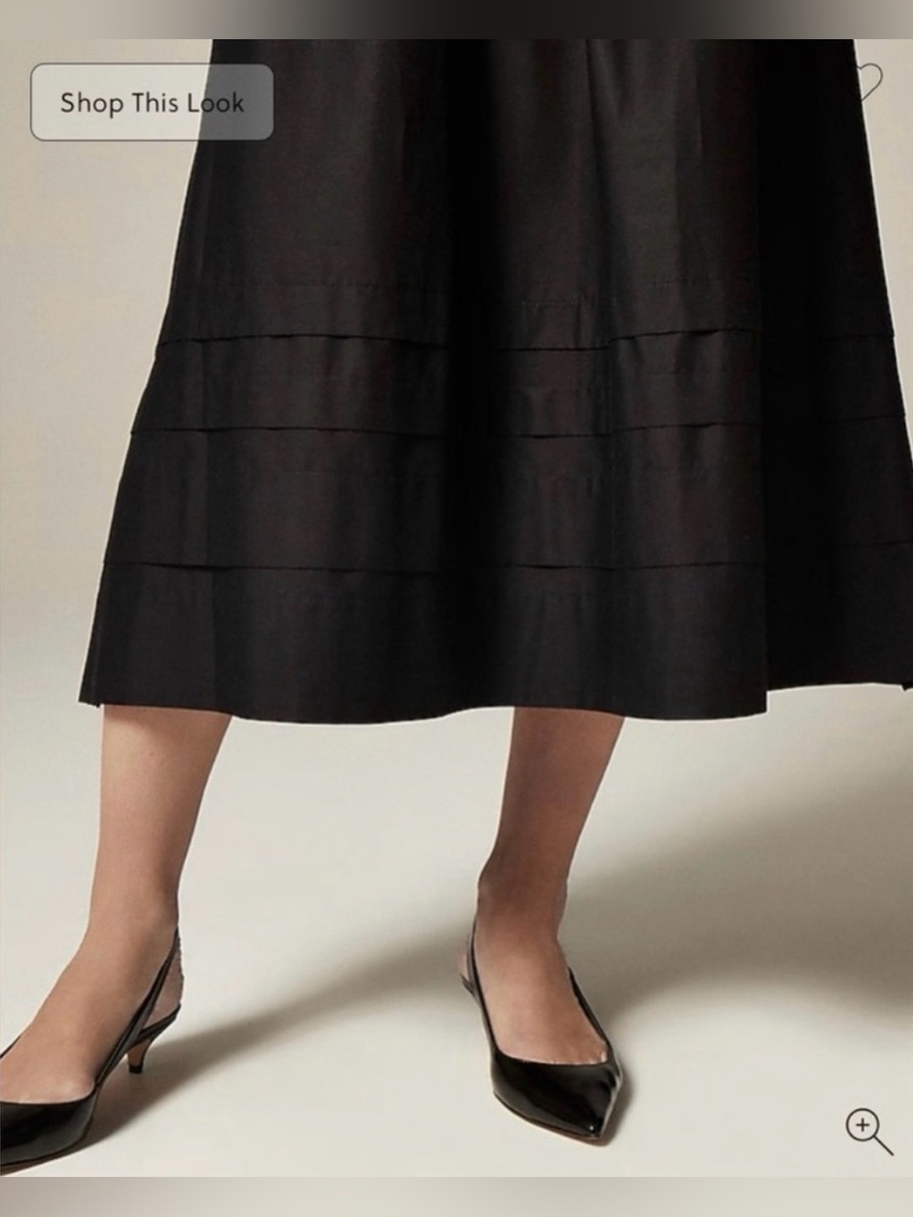 J.Crew Drop-waist mixy dress in black - Picture 2 of 8